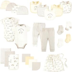 Hudson Baby Shower Gift Sets, 25-Piece, Sizes Newborn-6 Months